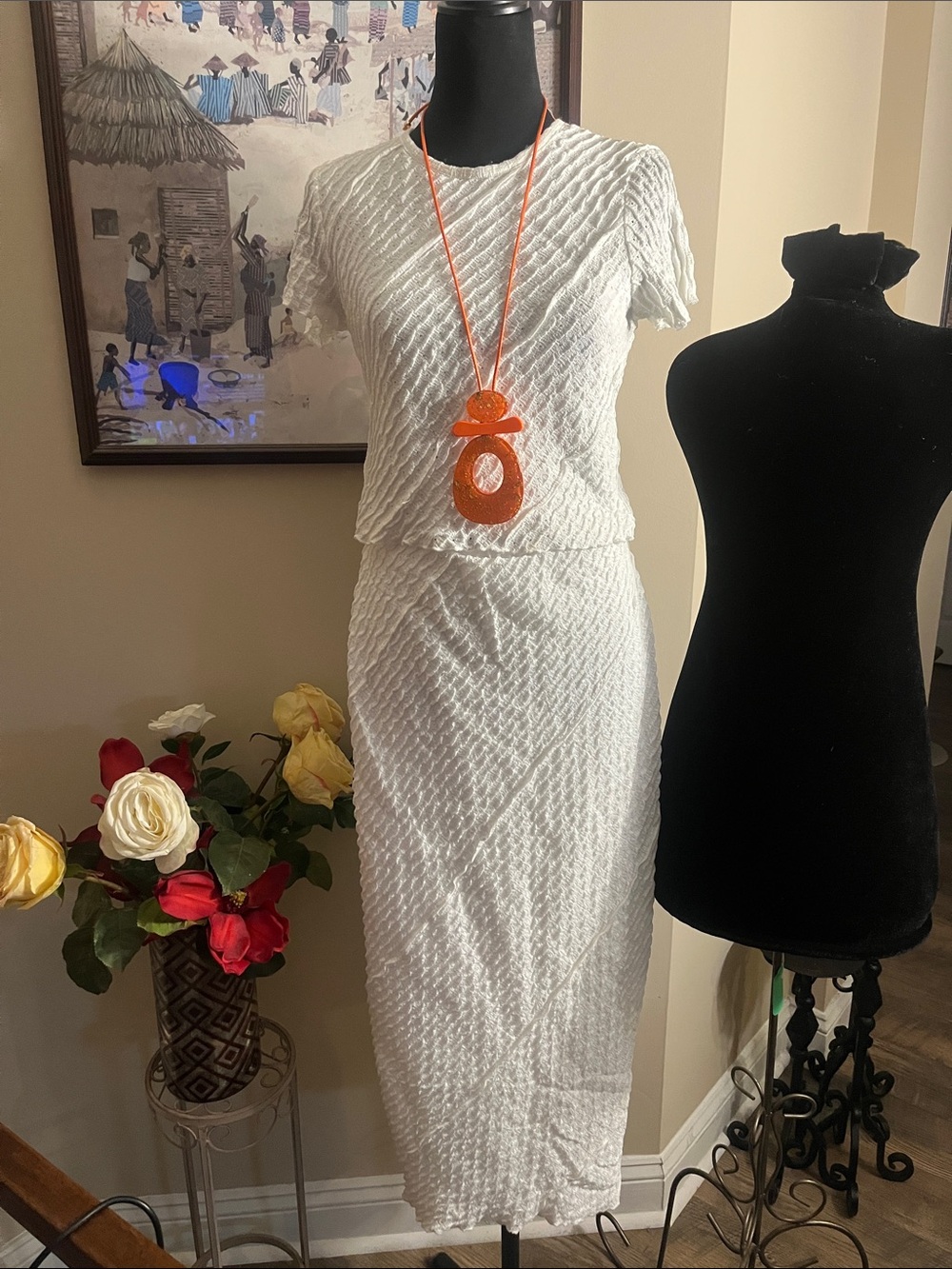 Atelier 2 piece top and skirt set